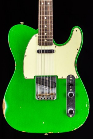 Fender Custom shop  63 Telecaster Relic Candy Green Rw