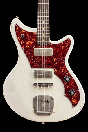 Kauffmann Guitars  Cozy JM, Aged Olympic White