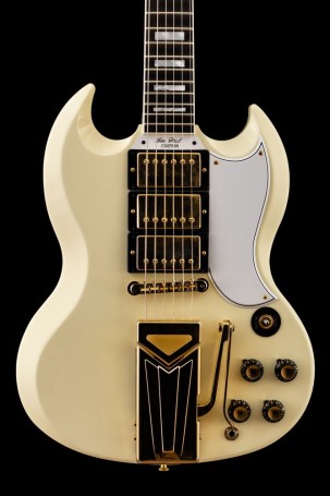 Gibson Custom  Classic White Sideways 60th Anniversary 1961 SG Les Paul Vibrola