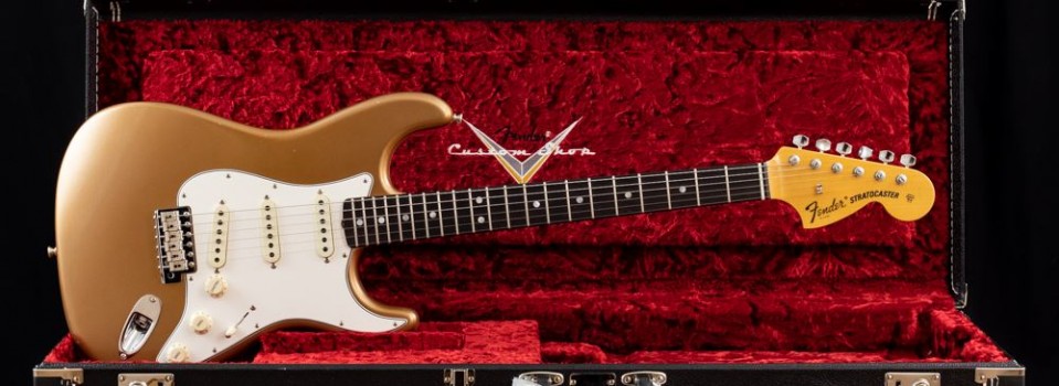 Fender Custom shop  CS 1970 Stratocaster, Journeyman Relic Aged Firemist Gold FMG RW