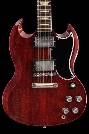 Gibson Custom  1961 Les Paul SG Standard Reissue Stop-Bar VOS Cherry Red