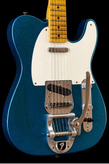  CS Telecaster, Twisted Journeyman Relic Aged Blue Sparkle Limited Edition LTD MN Bigsby B5