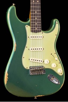  limited edition '63 Stratocaster Relic, Aged Sherwood Green Metallic preorder