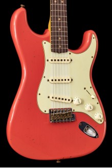  CC Stratocaster 64 Journeyman Relic, Faded Aged Fiesta Red